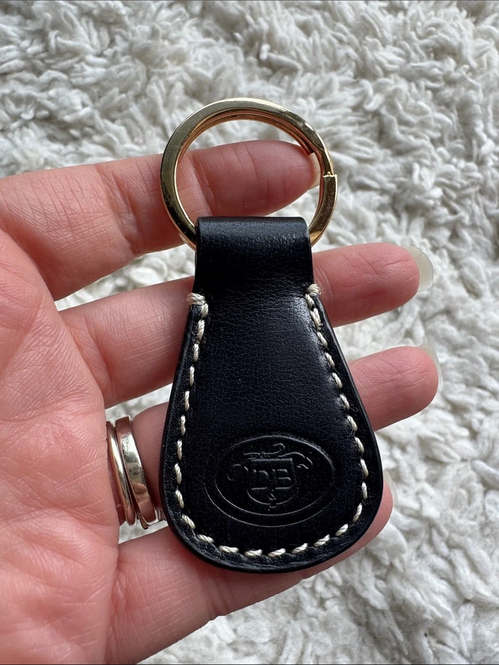 Dooney & Bourke Leather Keychain